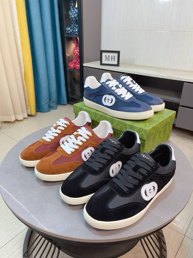 Factory Price P Gucci new men's shoes high-end brand, the latest fashion casual