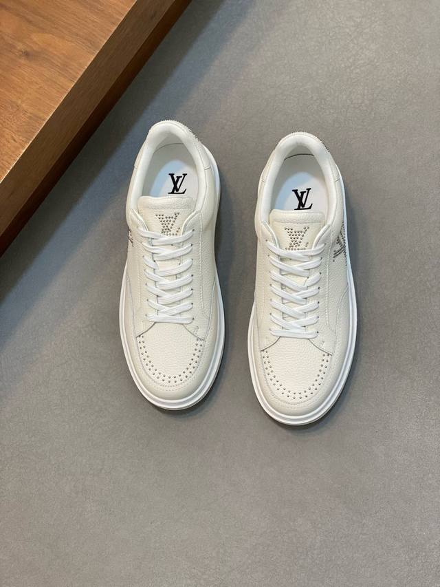 Louis Vuitton -High-end quality original -Upper: high-mercerized calfskin, high-