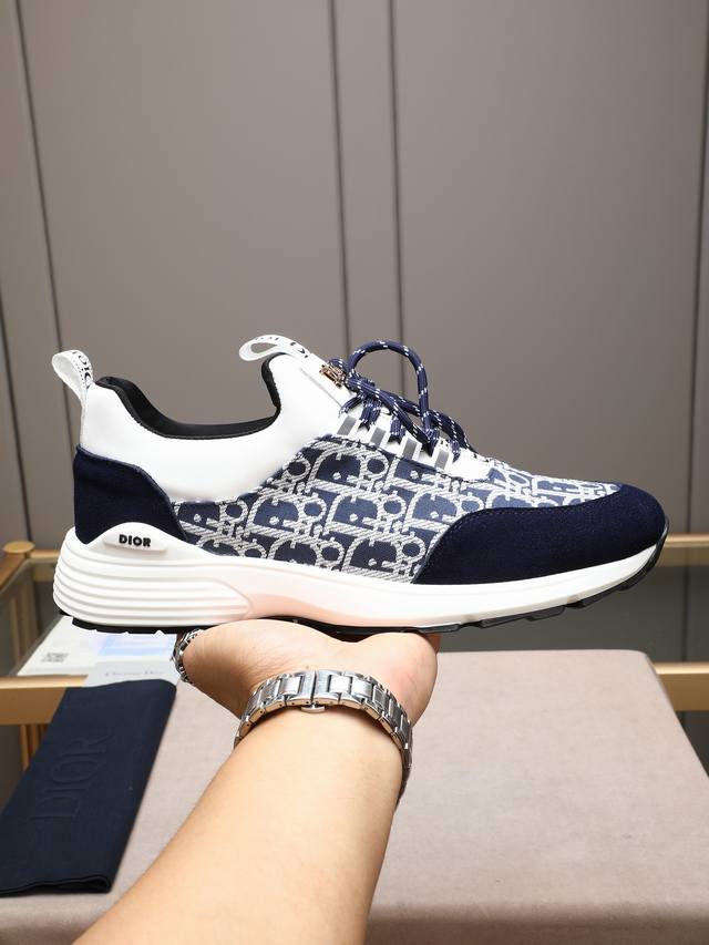 Dior Dior high-end series casual men's shoes, simple and elegant uppers made of