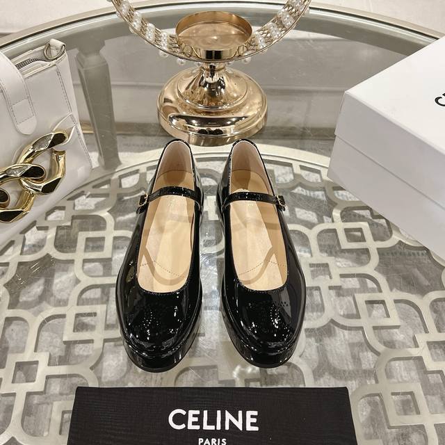 Celine 25Ss Spring and Summer new Roman thick-soled Arc de Triomphe loafers A mu