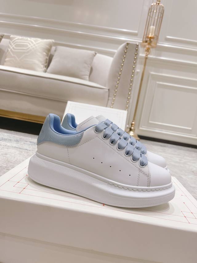 Direct sales women's shoe factory P Alexander Mcqss white shoes, McQueen for 5