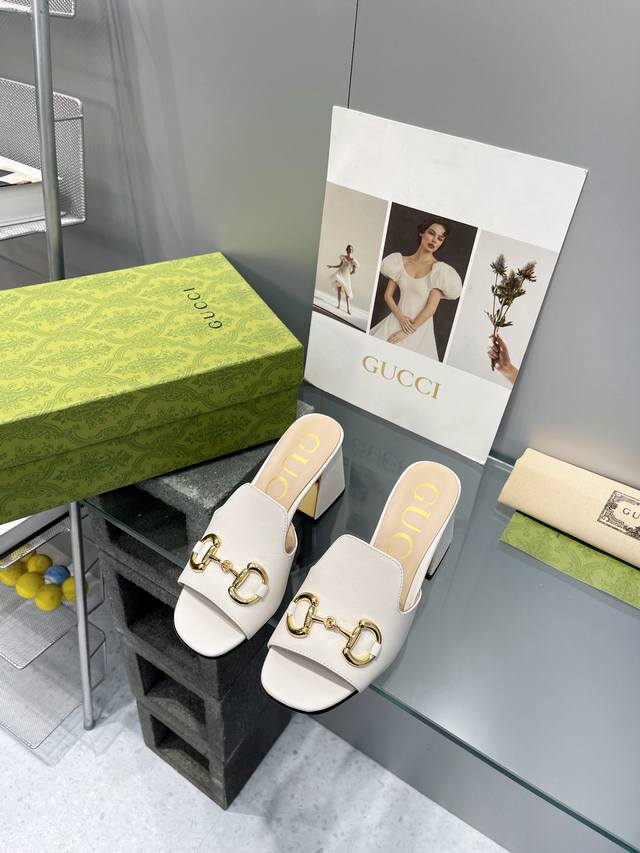 Direct selling women's shoes factory P Gucci early spring horsebit buckle new t