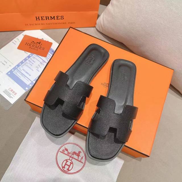 Direct sales women's shoes factory P The latest upgraded version of Hermes slip