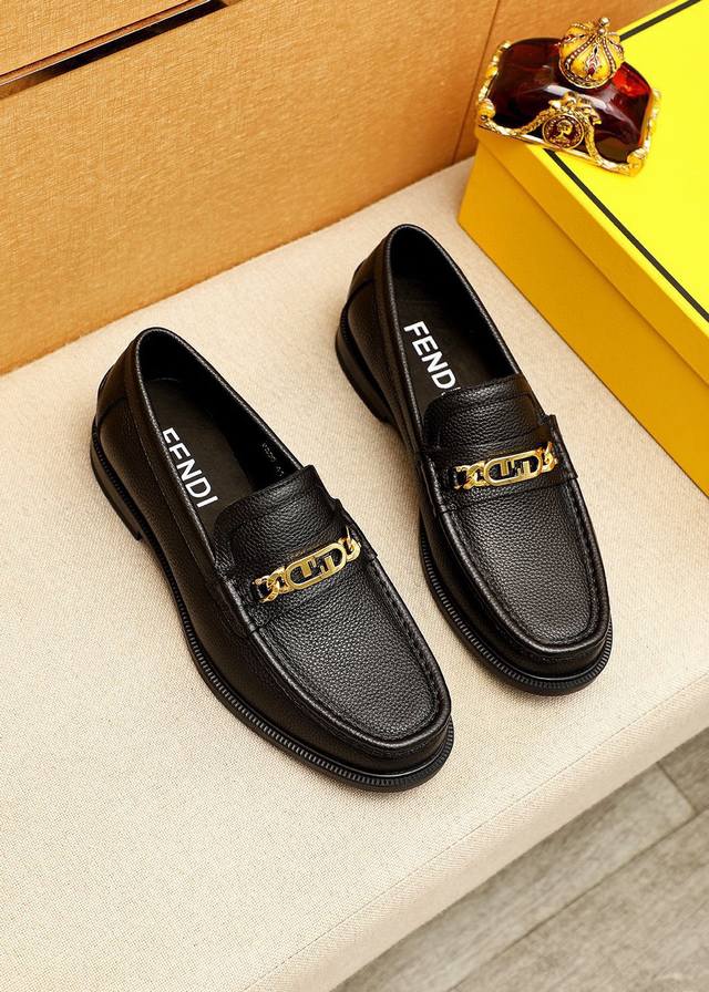 Product trademark: Fendi Fendi casual leather shoes Regular size: 38-44 45 Cust