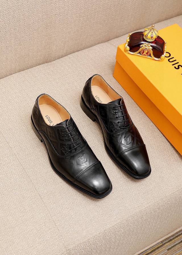 Product trademark: Louis Vuitton business leather shoes Regular size: 38-44 45.