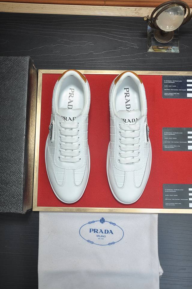 Prada men's shoes high-end brand: official website 1:1 latest masterpiece: the
