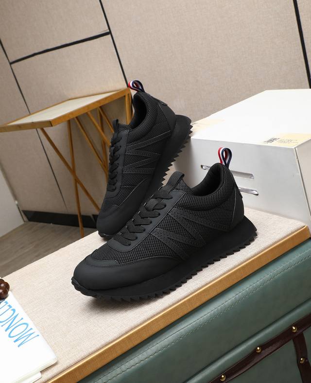 Factory price P Top version mesh Moncler men's sneakers, imported breathable me