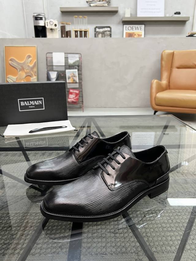 B Top purchasing agent Bal Street Men's Leather Outsole Leather Shoes Counter Sy