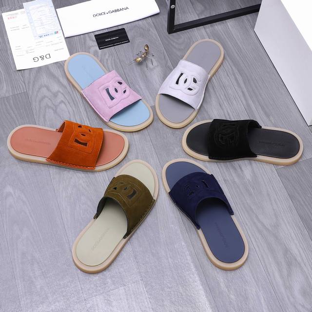 Product trademark: Dg Dolce & Gabbana casual men's slippers Standard size: 38-4