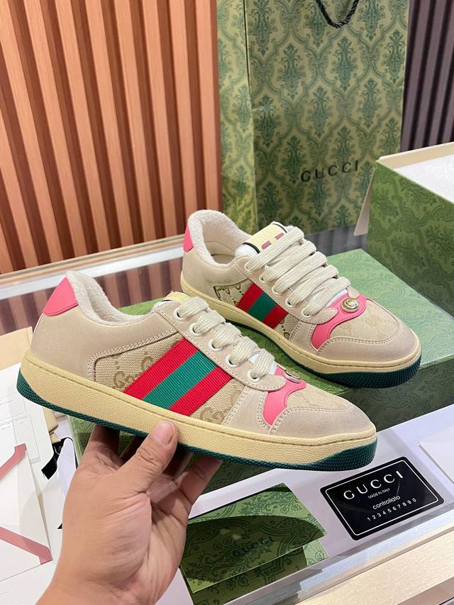 Actual price: Gucci dirty shoes are of top factory P quality, impeccable one-to-