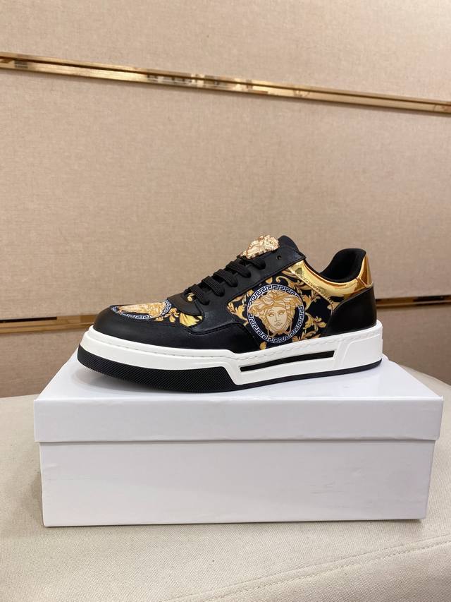 Factory price men's sports shoes original single new Versace Versace upper impo