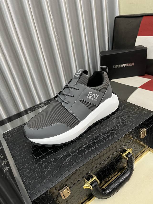Factory P price men's sports shoes original Armani men's casual shoes counter s