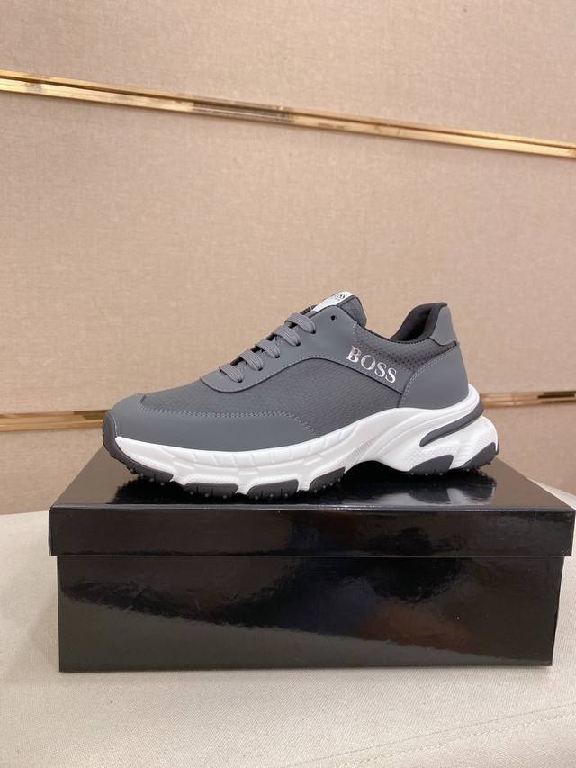 factory price men's sports shoes original Boss latest casual men's shoes, welco