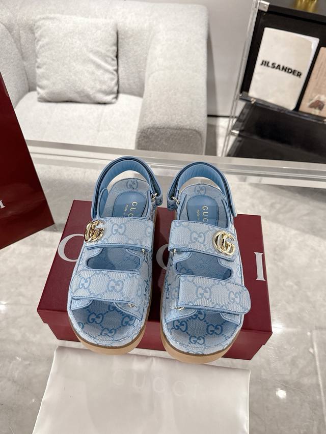 Factory P price women's shoes sports original Gucci double G women's Velcro san