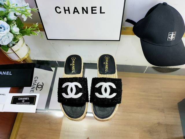 Chanel high-end quality newest fisherman flip flops, original 1:1 production, f