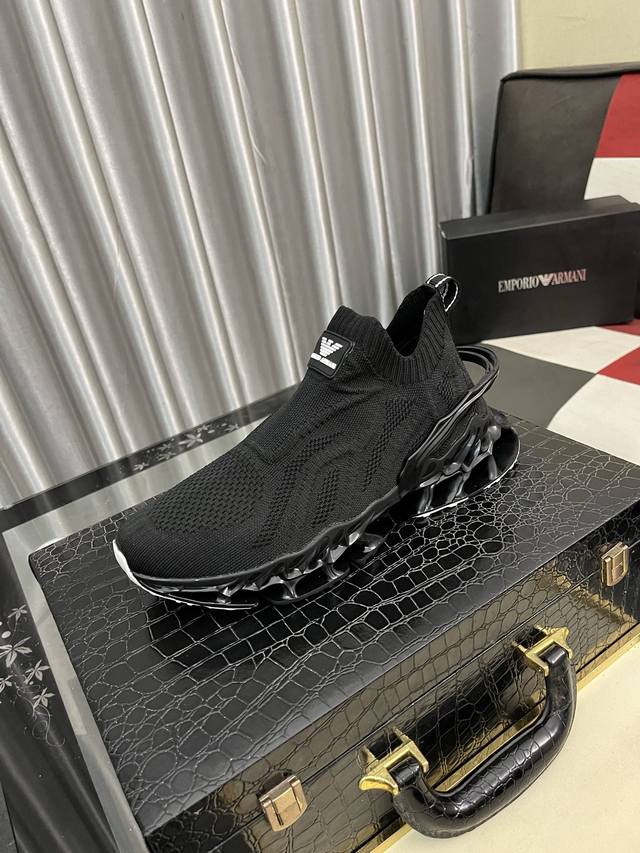 Factory price Pp: Armani top purchasing men's casual shoes counter simultaneous