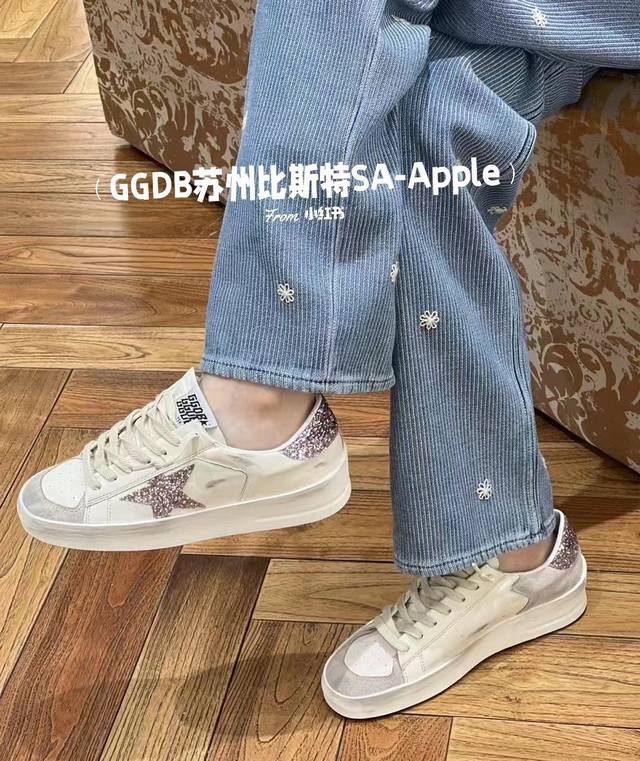 Spot stock, long-term production. Order inquiry Pink and purple star sneakers c
