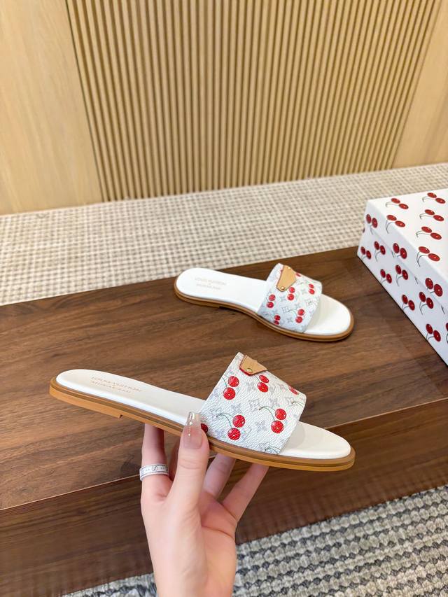 genuine leather outsole 200 Lv home 25 summer Murakami Takashi cherry new updat