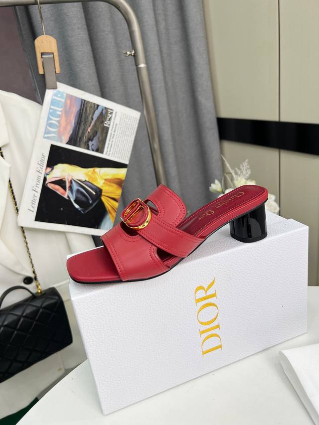 Dior Spring and Summer new crocodile pattern sheepskin lining + double buckle he