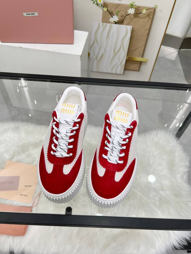 actual priceMiu Miu new models are on the marketMiumiu 25 years new thick-soled
