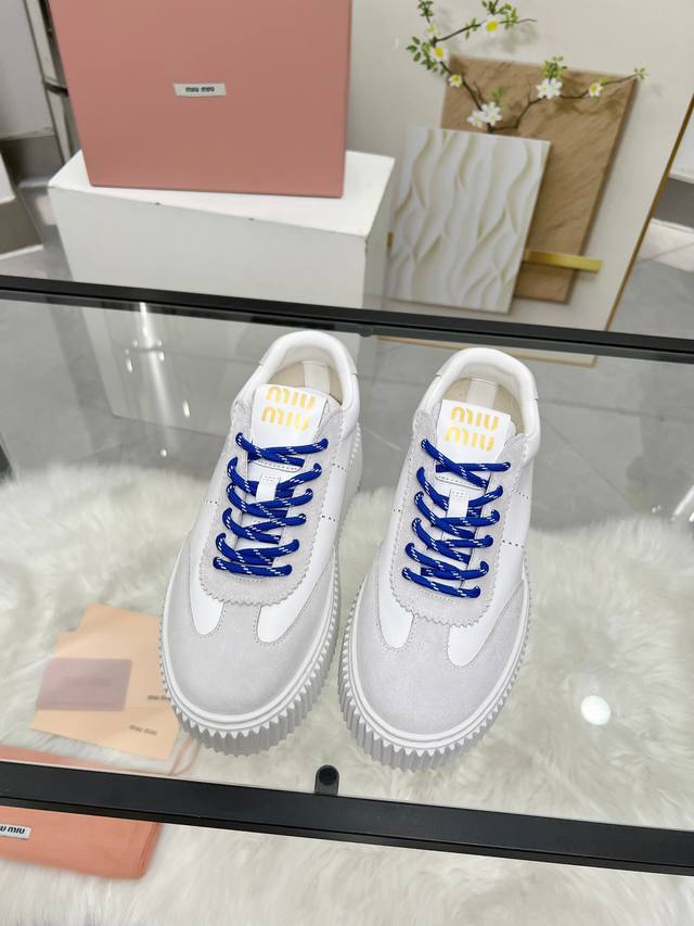 actual priceMiu Miu new models are on the marketMiumiu 25 years new thick-soled