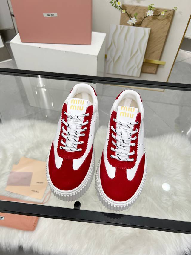 actual priceMiu Miu new models are on the marketMiumiu 25 years new thick-soled