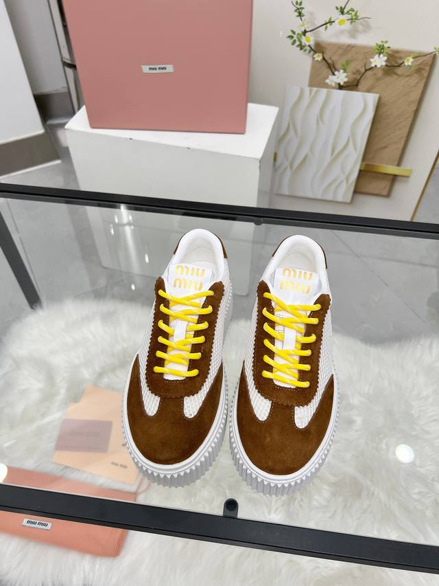 actual priceMiu Miu new models are on the marketMiumiu 25 years new thick-soled