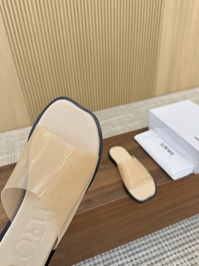Genuine leather outsole 210Loewe 25Ss new spring and summer slippers are very po