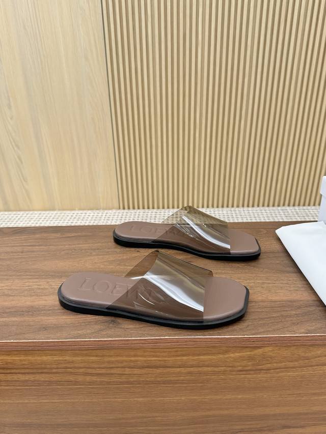 genuine leather outsole 210Loewe 25Ss new spring and summer slippers are very p