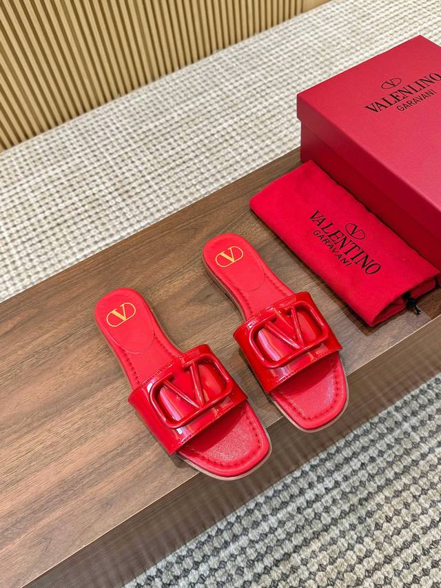 Leather outsole 210 Spring and summer Wu Qianyu's new style flat-bottomed slipp