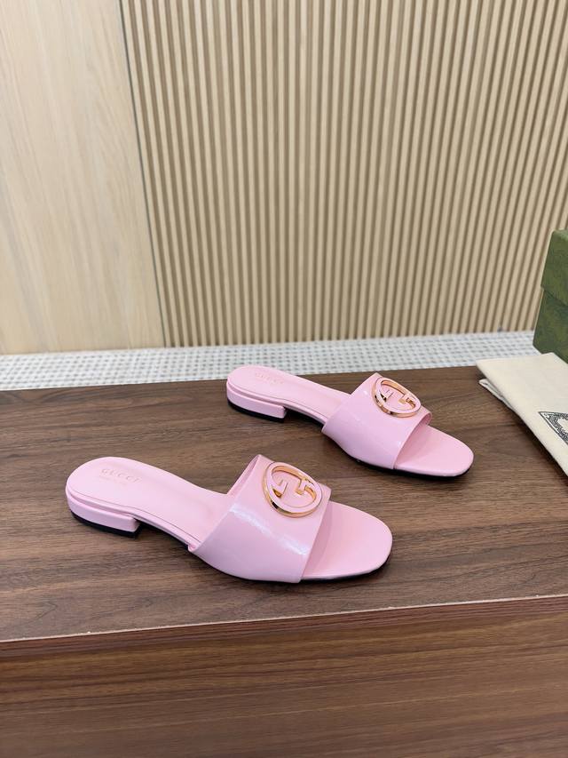 genuine leather outsole 200 G's new small slippers are out, they are super beau