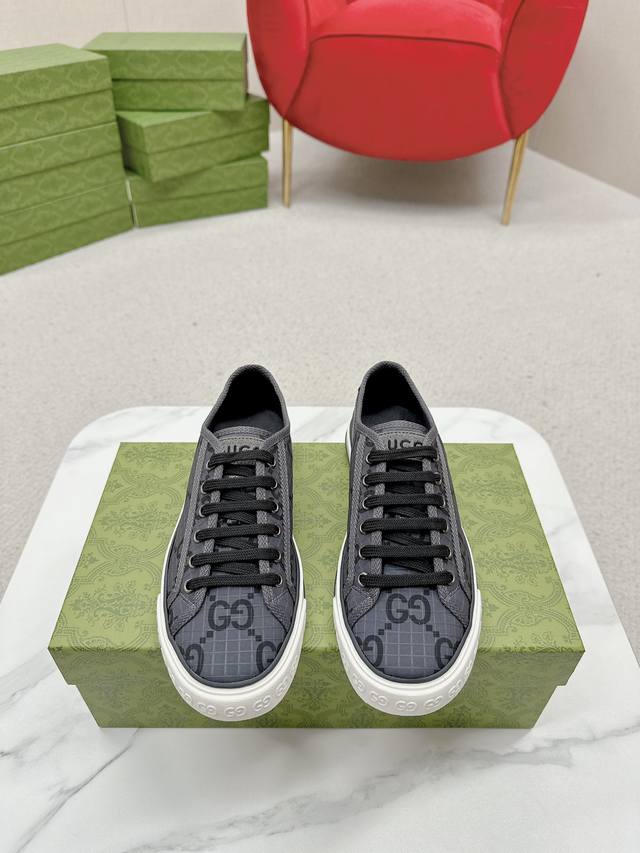 Newly upgraded Arrival Gucc* Tennis 1977 classic series canvas shoes Hot recomm