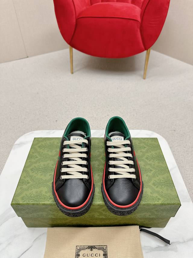 Newly upgraded Arrival Gucc* Tennis 1977 classic series canvas shoes Hot recomm