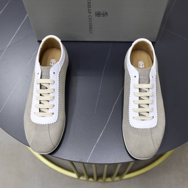 Factory Price Pp: Brunello Cucinelli Bc Washed Suede Rubber-soled Shoes This pa