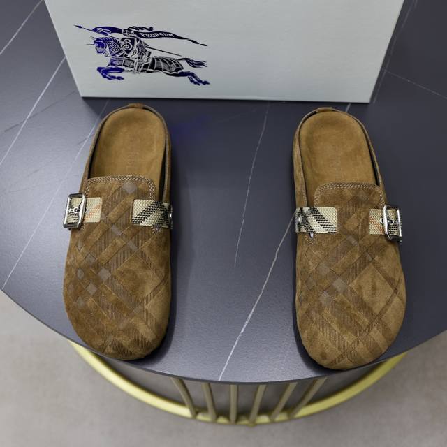Factory Price Pp: Men's casual half slippers - This sports shoe upper is made o