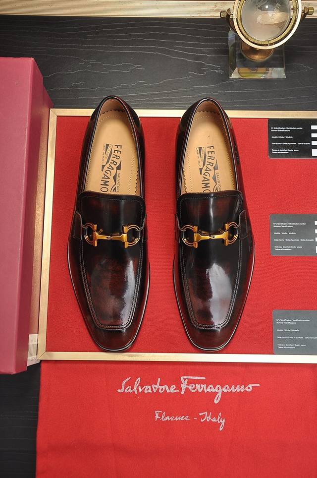 factory price P Ferragamo Ferragamo counter latest model original imported open