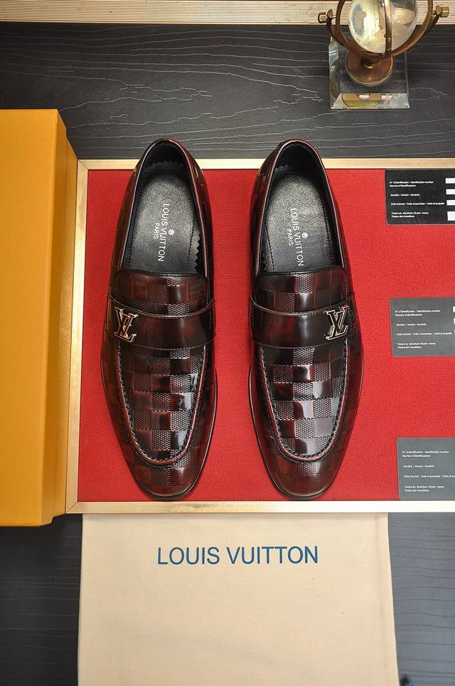 Factory price P Lv original cowhide lining Lv latest genuine leather business s
