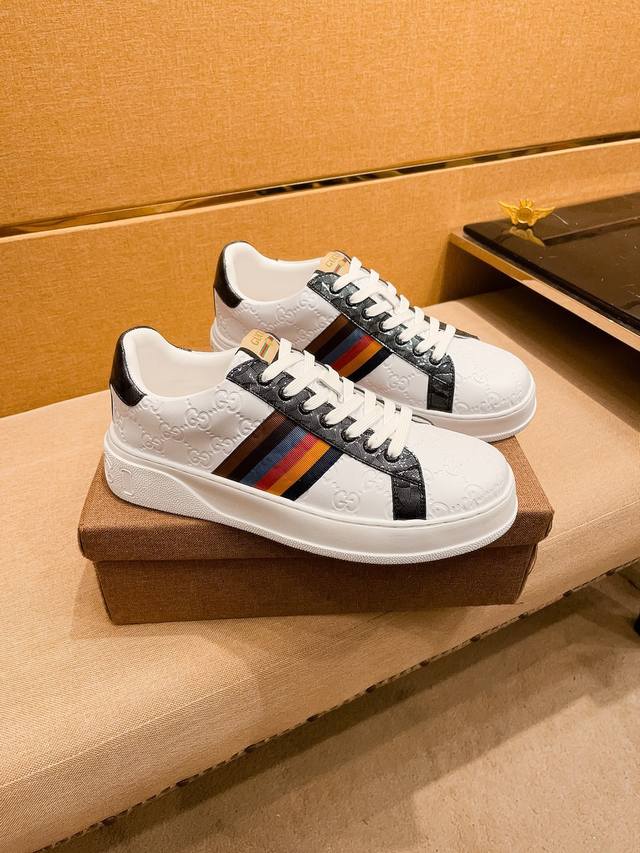 Factory P batch Gucci men's shoes high-end brand official website 1:1 latest ma