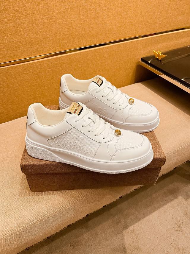 Factory P batch Gucci men's shoes high-end brand official website 1:1 latest ma