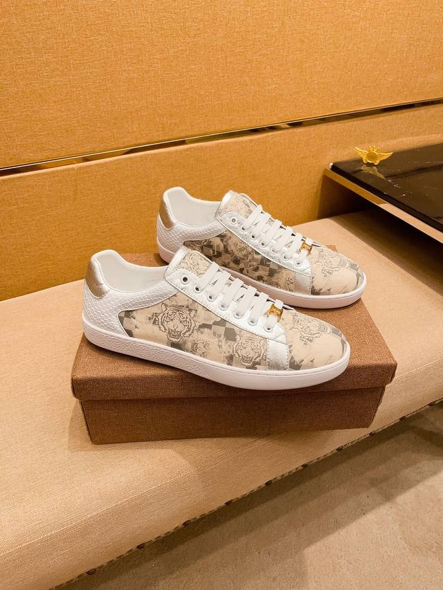 Factory P batch Gucci men's shoes high-end brand official website 1:1 latest ma