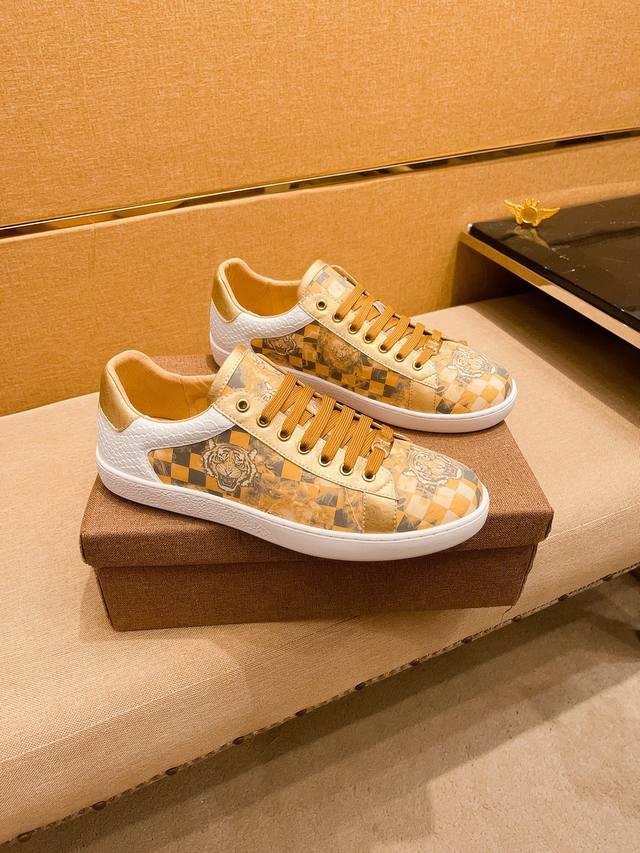 Factory P batch Gucci men's shoes high-end brand official website 1:1 latest ma