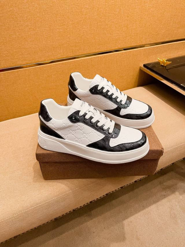 Factory P batch Gucci official website 1:1 men's shoes high-end brand official