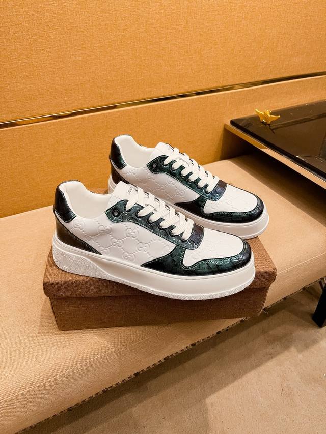 Factory P batch Gucci official website 1:1 men's shoes high-end brand official