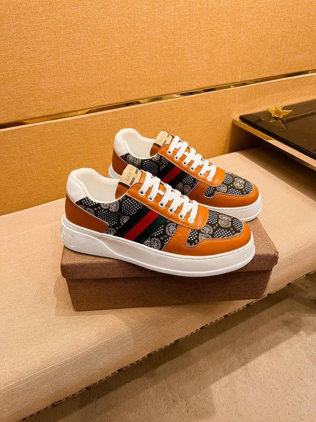 Factory P batch Gucci men's shoes high-end brand official website 1:1 latest ma