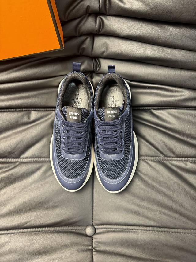 Hermes -High-end quality original -Upper: Nappa calfskin embossed thickened merc