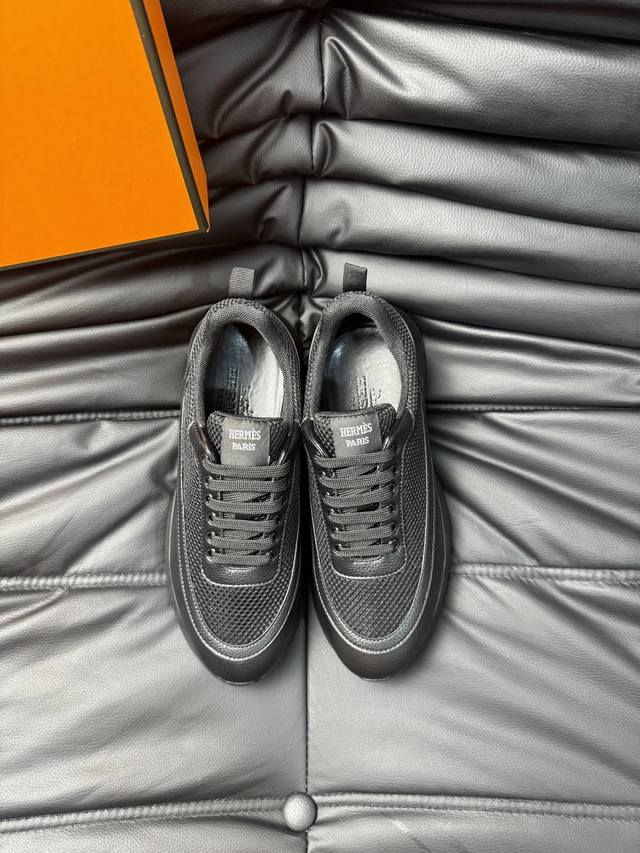 Hermes -High-end quality original -Upper: Nappa calfskin embossed thickened merc