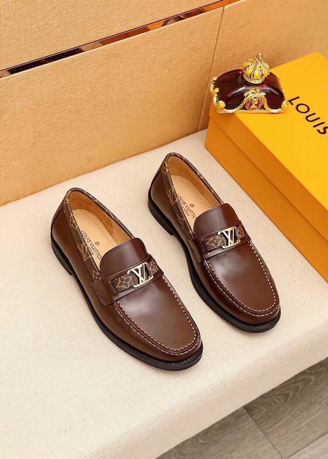Product trademark: Louis Vuitton casual leather shoes Regular size: 38-44 45 Cu