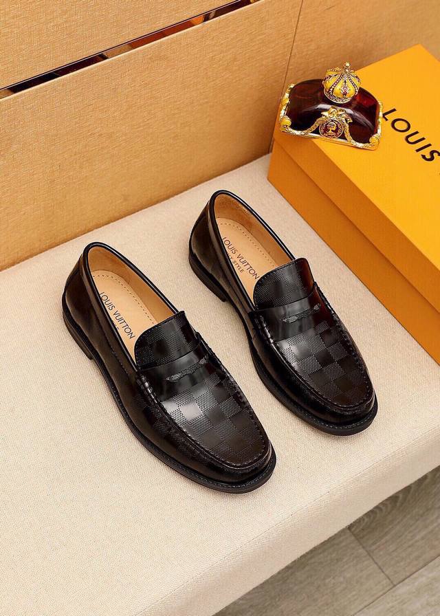 Product trademark: Louis Vuitton casual leather shoes Standard size: 38-44 45 C