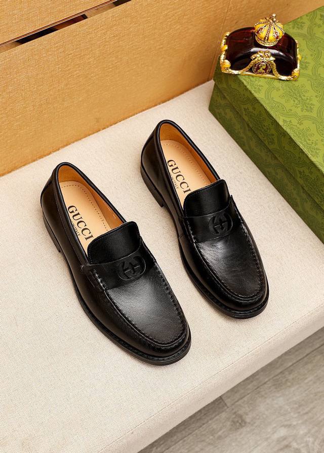 Product trademark: Gucci casual leather shoes Regular size: 38-44 45 Customized
