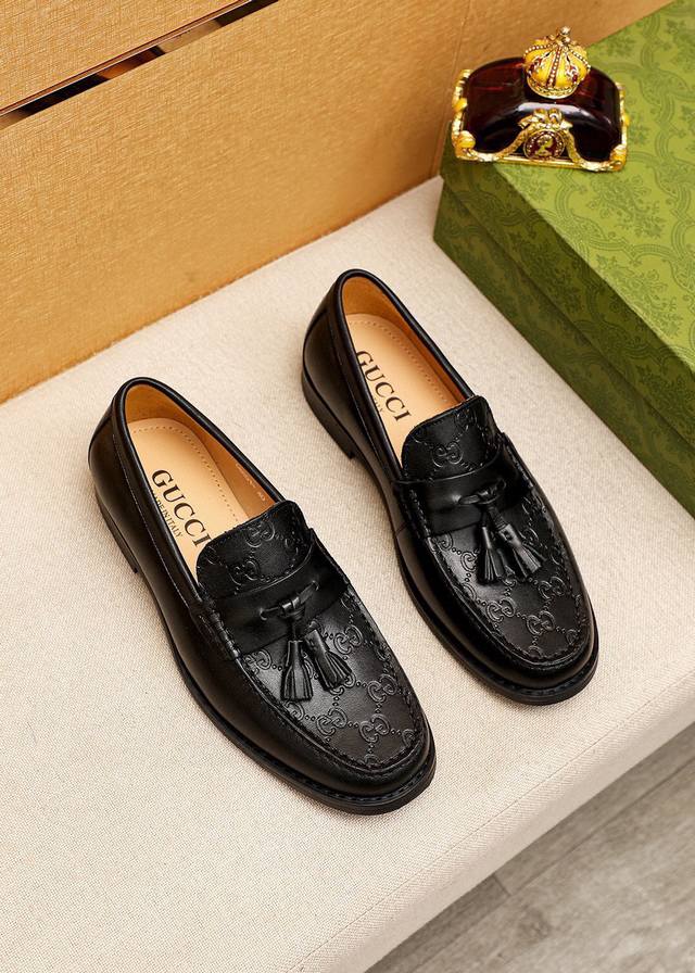 Product trademark: Gucci casual leather shoes Regular size: 38-44 45 Customized